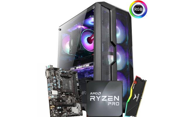 AMD RYZEN 5 PRO 4650G // VEGA 7 INTEGRATED GRAPHICS // 16GB RAM  - Light Gaming Build