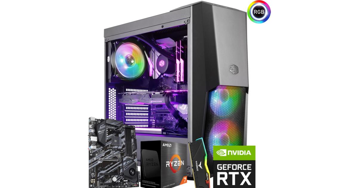 AMD RYZEN 7 5800X // RTX 3070 TI // 16GB RAM - Gaming Build | OS 