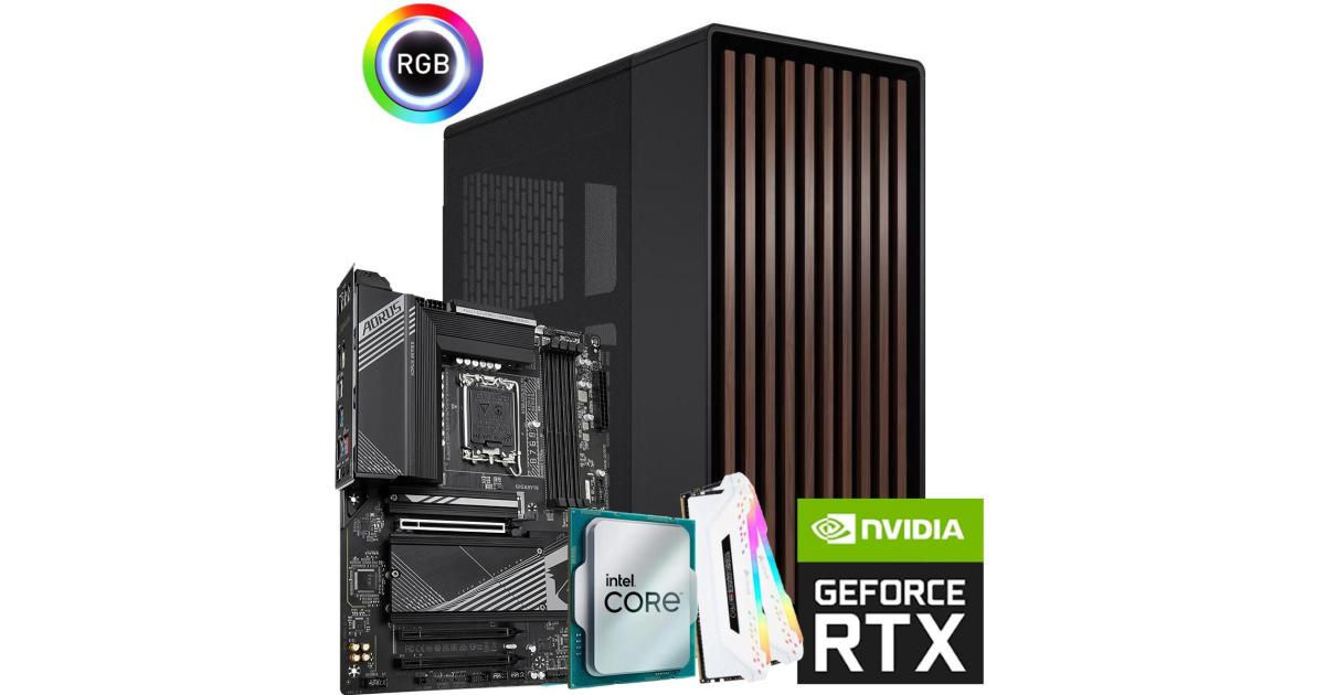 INTEL CORE i5 13400F // RTX 4060 Ti 8GB // 32GB RAM DDR4 - Black ...