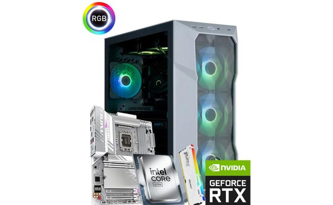 INTEL CORE ULTRA 7 265KF // RTX 4070 Ti Super 12GB // 32GB RAM - High End White Build