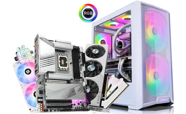 INTEL CORE i9-14900KF // RTX 4060 Ti 8GB // 32GB RAM DDR5 - Special Full White Rendering Build