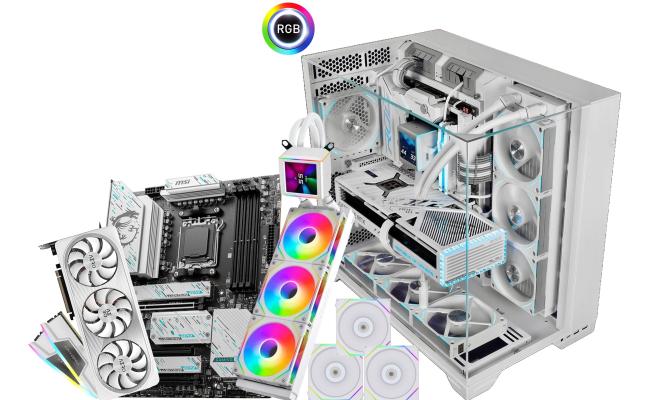 AMD RYZEN 7 7800X3D // RTX 4070 Ti SUPER 16GB // 32GB RAM DDR5 - Special Lian Li Full White Build