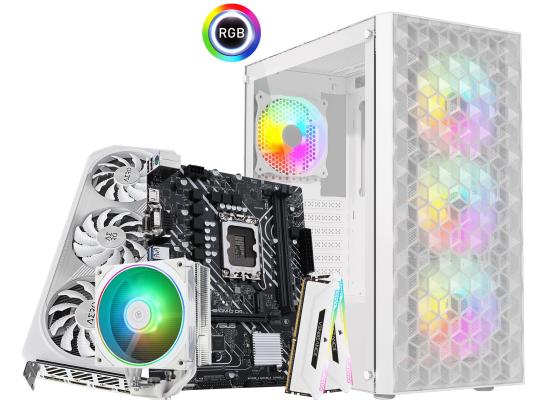 INTEL CORE i5 12400F // RTX 4060 8GB // 16GB RAM DDR4 - Special Economic White Build