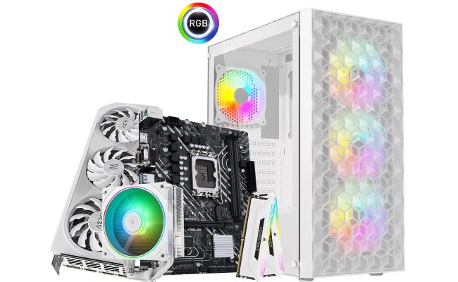 INTEL CORE i5 12400F // RTX 4060 8GB // 16GB RAM DDR4 - Special Economic White Build