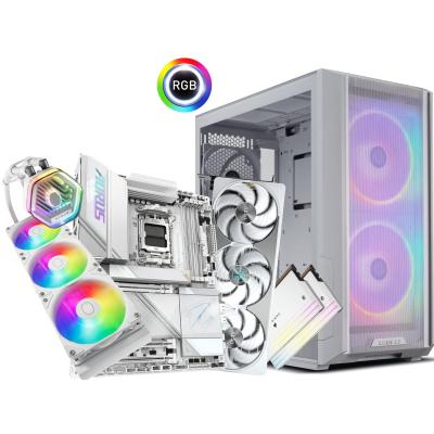 AMD RYZEN 7 9800X3D // RTX 5080 16GB // 48GB RAM - Ultra-End White Gaming Build