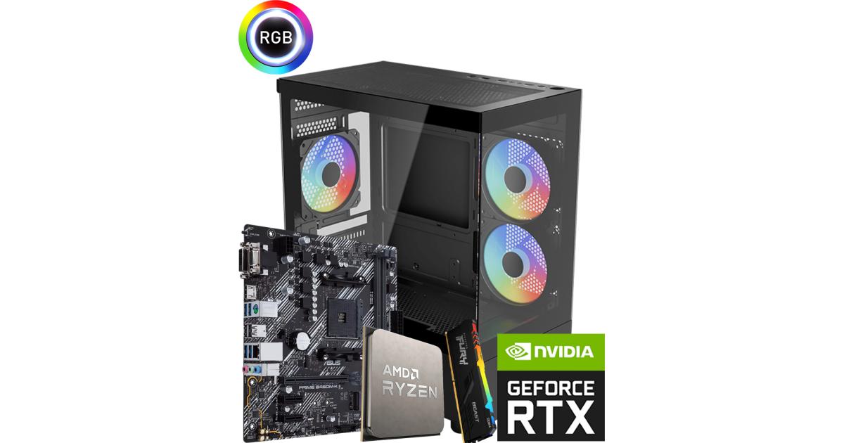 AMD RYZEN 7 5700X3D // RTX 5050 8GB // 16GB RAM DDR4 - Custom Build ...