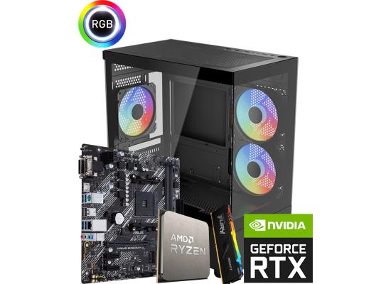 AMD RYZEN 7 5700X3D // RTX 5060 Ti 8GB // 16GB RAM DDR4 - Custom Build