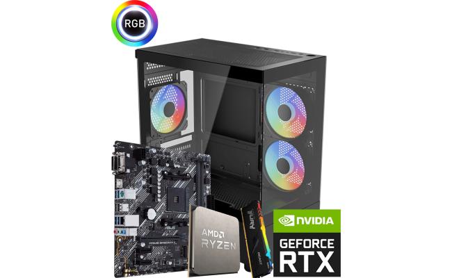 AMD RYZEN 7 5700X3D // RTX 5060 Ti 8GB // 16GB RAM DDR4 - Custom Build