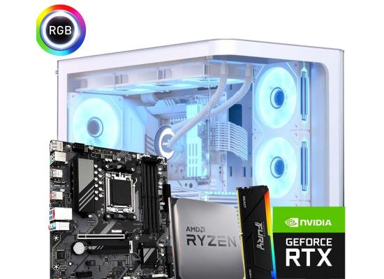 AMD RYZEN 5 9600X // RTX 5070 12GB // (8X2GB) RAM DDR5 - PC Build