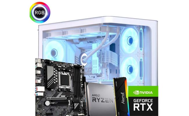 AMD RYZEN 5 9600X // RTX 5070 12GB // (8X2GB) RAM DDR5 - PC Build