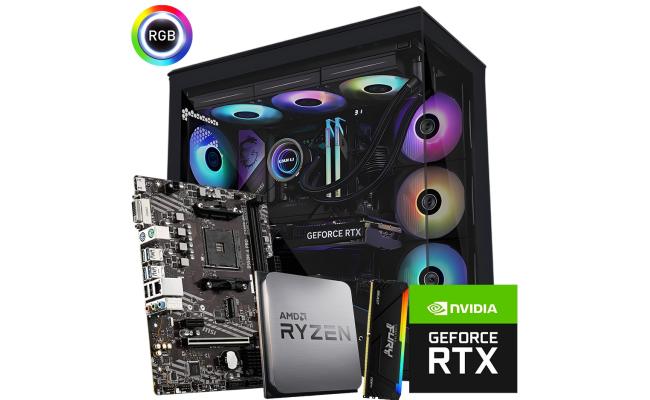 AMD Ryzen 5 5500X3D // RTX 5060 8GB  // 16GB (1X16) RAM DDR4 - PC Build