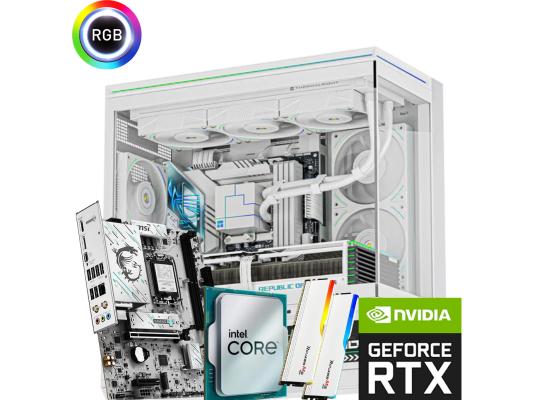 INTEL CORE Ultra 5 250K Plus // RTX 5070 12GB // 32GB RAM DDR5 - White PC Build