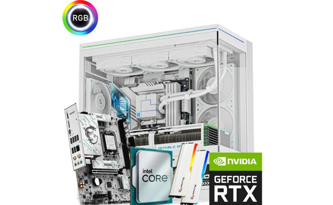 INTEL CORE Ultra 5 250K Plus // RTX 5070 12GB // 32GB RAM DDR5 - White PC Build INTEL CORE Ultra 5 250K Plus // RTX 5070 12GB // 32GB RAM DDR5 - White PC Build