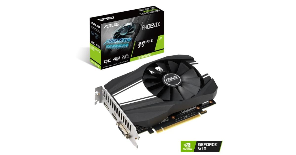 Asus geforce gtx 1650 4096mb phoenix oc обзор