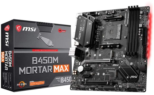 MSI AMD RYZEN B450M MORTAR MAX Gaming Motherboard
