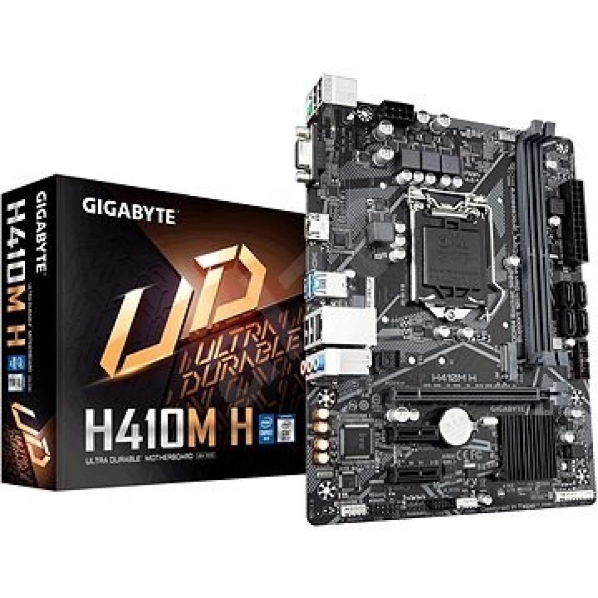 GIGABYTE H410M H V2 Intel H410 LGA 1200 USB 3 1 M 2 Motherboard 