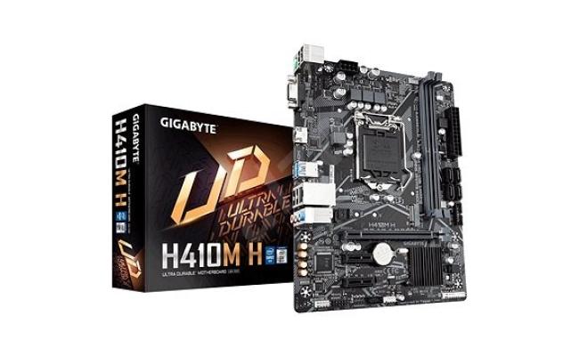 GIGABYTE  H410M H Intel H410  LGA 1200 USB 3.1 M.2 Motherboard