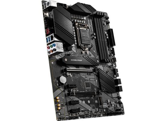 MSI Z490 - A PRO Gaming Motherboard DDR4, Dual M.2 Slots, LGA 1200
