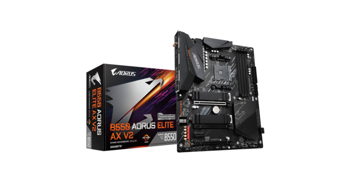 GIGABYTE B550 AORUS ELITE AX V2 Digital VRM QFlash Plus Gaming