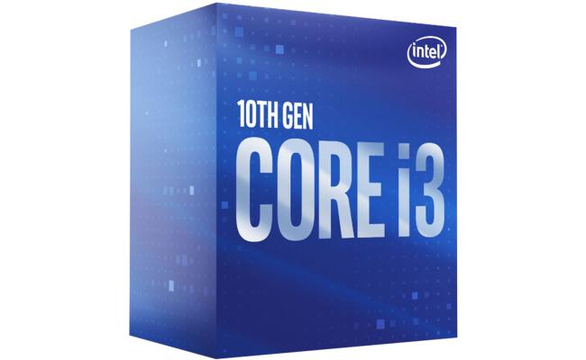 Intel® Core™ i3-10100F CPU, 4 Cores 8 Threads Up To 4.3 GHz Processor