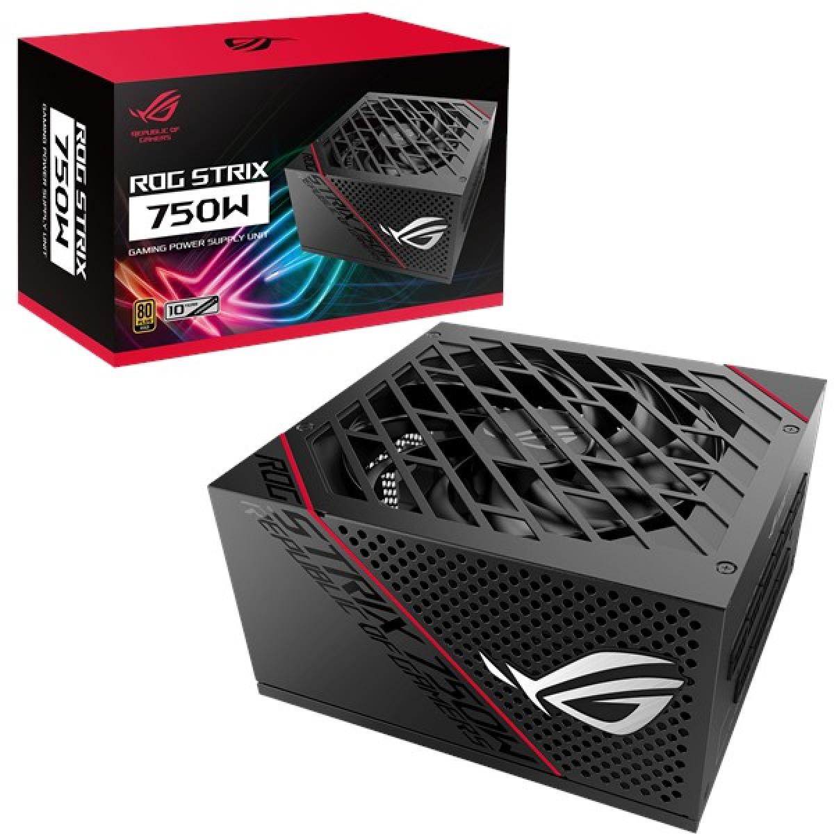 ASUS ROG Strix 750W 80+ Gold Power Supply, Fully modular cables