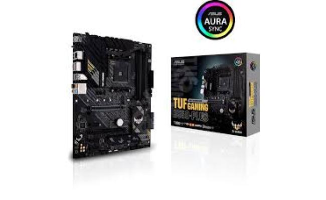 ASUS TUF GAMING B550-PLUS AMD B550 (Ryzen AM4) ATX gaming motherboard with PCIe 4.0, dual M.2