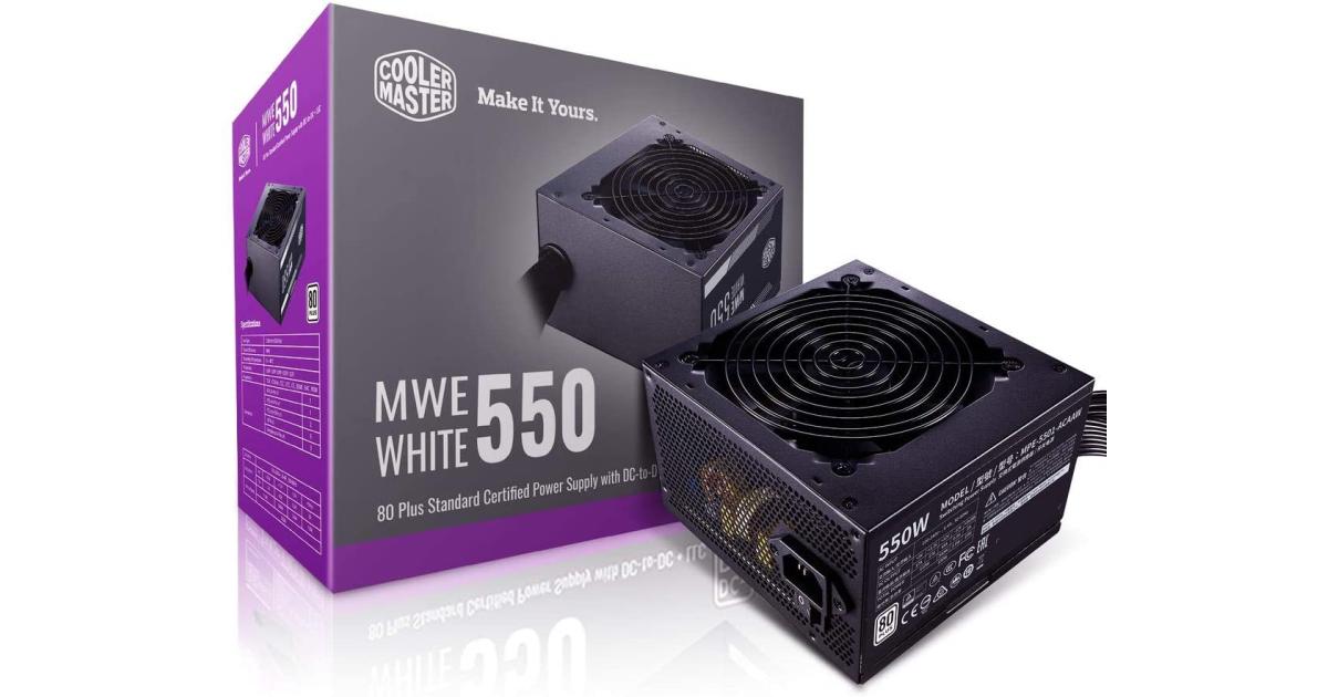 CoolerMaster MasterWatt 550W Netzteil - 80+ Bronze, Semi-modular Für Deinen PC