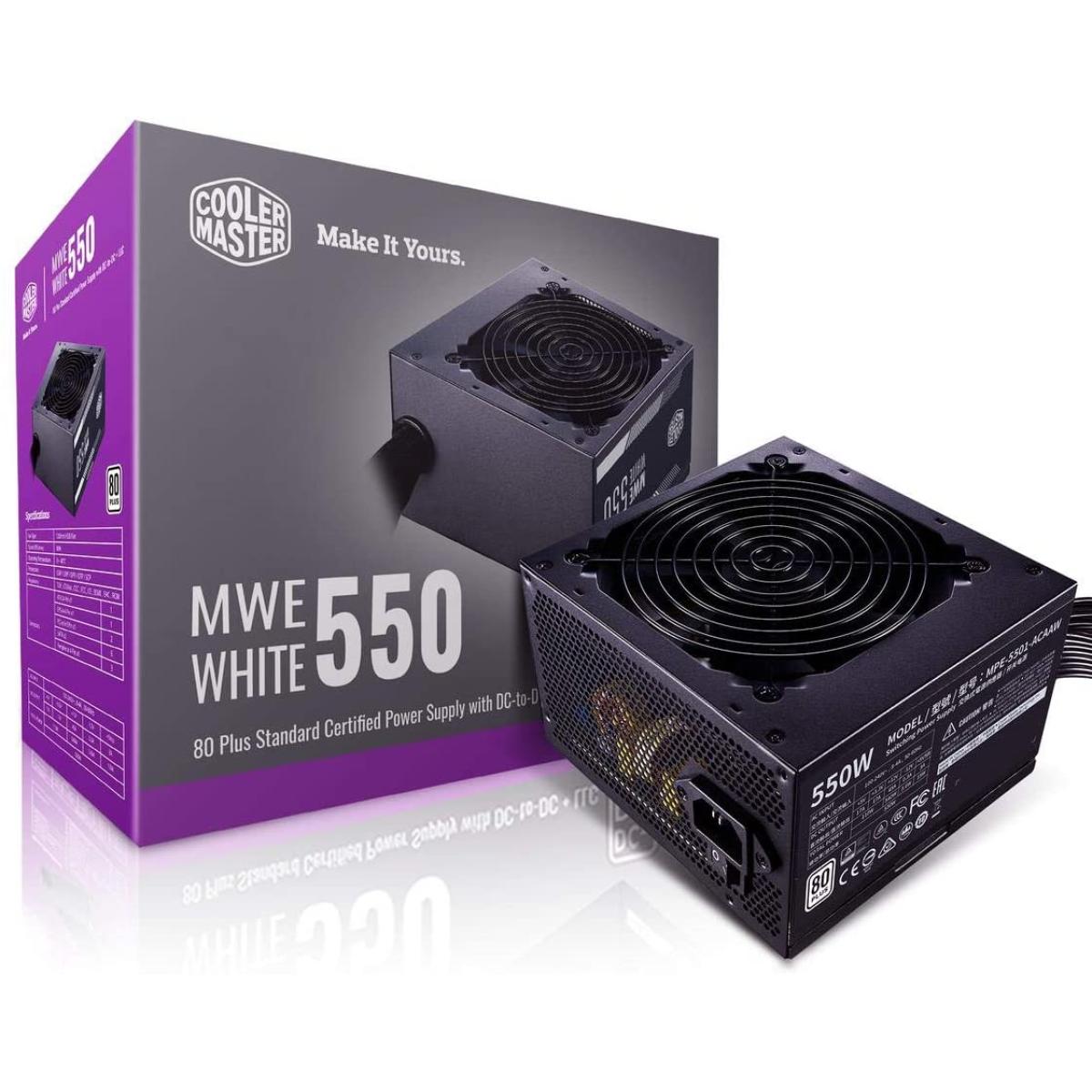 Cooler Master MWE 550 550w 80 PLUS White MasterWatt Lite Power Supply