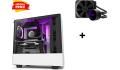 NZXT H510i MATTE (BLACK / WHITE / RED) TEMPERED GLASS GAMING CASE + NZXT M22 120MM AIO RGB WATER COOLER (BUNDLE)
