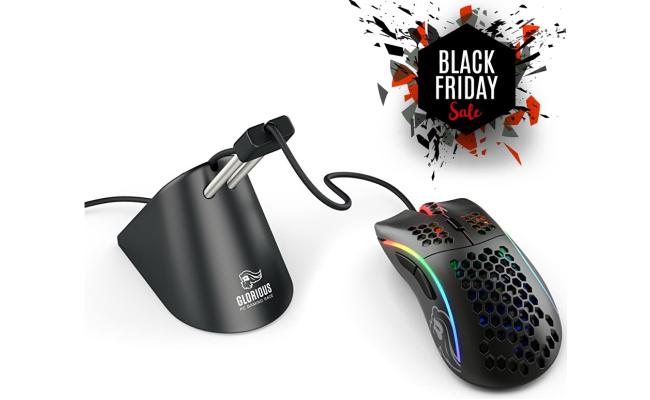 Glorious Wired Gaming Mouse (Any Model) + Glorious Mouse Bungee (Any Color) (BUNDLE)