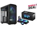 Fractal Design Torrent Compact (Black RGB TG Light Tint) Mid-Tower Tempered Glass RGB Gaming Case + Fractal Design Lumen S24 RGB V2 240mm Liaquid Cooler (Bundle)