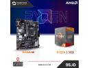 ASUS PRIME B450M-K II Motherboard + AMD Ryzen 3 3100 Processor (Bundle)