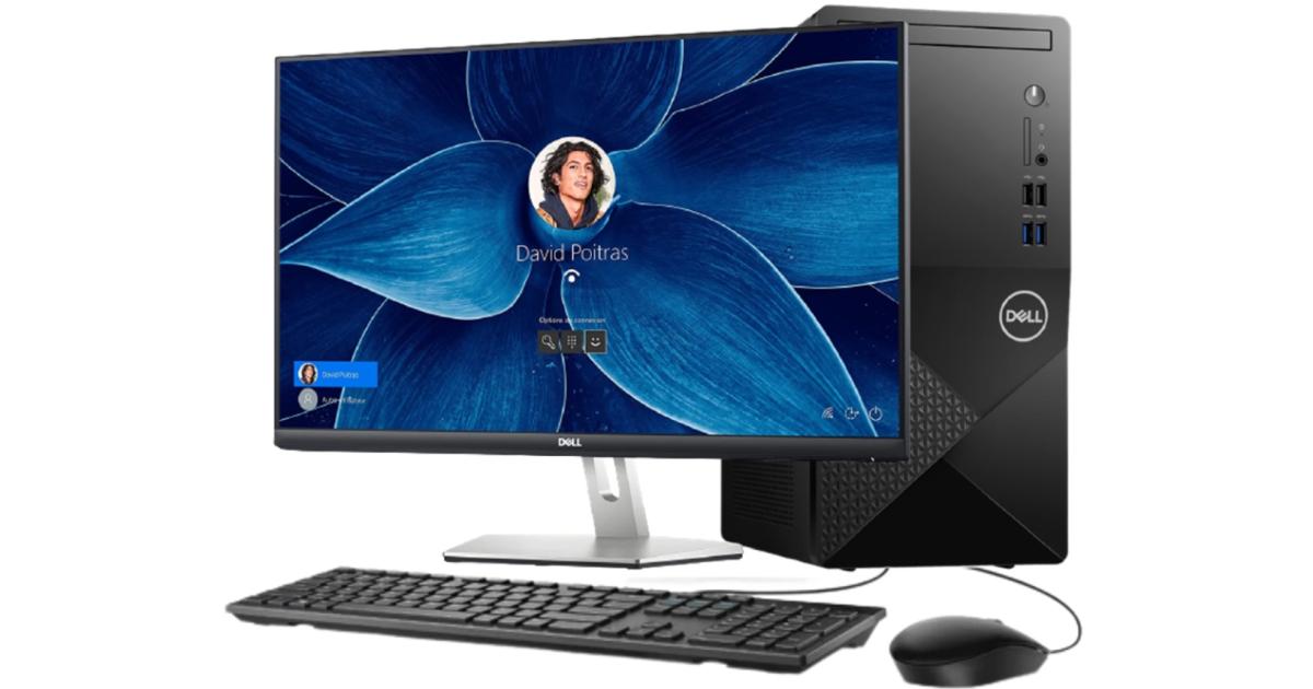 Dell Vostro 3910 Desktop i312100 // 4GB DDR4 Memory // 1TB HDD w