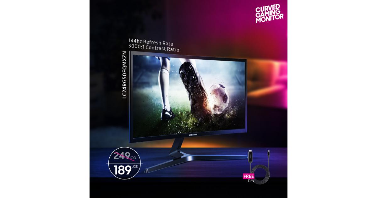 Samsung C24RG50 24" 144Hz 4Ms Curved FHD Gaming Monitor | C24RG50 24 ...