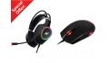 ABKONCORE CH55 RGB VIRTUAL 7.1 HEADSET + ABKONCORE A660 PROFESSIONAL RGB 10,000 DPI MOUSE (BUNDLE)