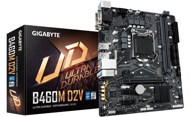 GIGABYTE  B460M D2V Intel B460 USB 3.1 M.2 Motherboard
