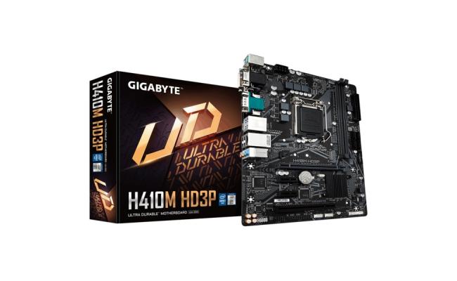 GIGABYTE H410M HD3P Intel H410 LGA 1200 USB 3.1 M.2 Motherboard