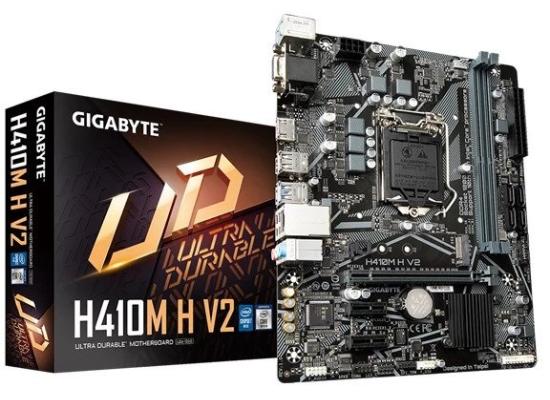 GIGABYTE H410M H V2 , Intel H410  LGA 1200 USB 3.1 M.2 Motherboard