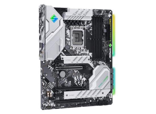 ASROCK Z690 STEEL LEGEND LGA 1700, Intel 12th, DDR4 ATX Motherboard ,M.2, PCIe 5.0, USB 3.2 Gen2X2 Type-C, 2.5GbE LAN