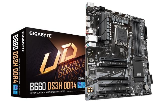 GIGABYTE B660 DS3H, Intel 12th 13th Series, LGA 1700/DDR4/PCIe 4.0/M.2/USB 3.2 Gen 2×2 TYPE-C - ATX MotherBoard