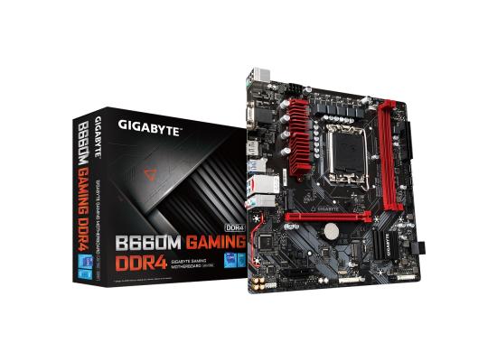 GIGABYTE B660M GAMING DDR4 LGA 1700, Intel 12th, DDR4 mATX Motherboard ,M.2, PCIe 4.0, USB 3.2 Gen1 Type-C, 2.5GbE LAN