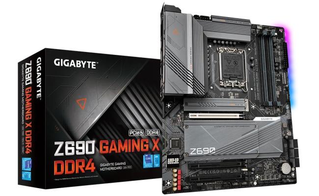 GIGABYTE Z690 GAMING X DDR4 LGA 1700, Intel 12th,ATX Motherboard ,M.2, PCIe 5.0, USB 3.2 Gen2X2 Type-C,2.5GbE LAN GIGABYTE Z690 GAMING X DDR4 LGA 1700, Intel 12th,ATX Motherboard ,M.2, PCIe 5.0, USB 3.2 Gen2X2 Type-C,2.5GbE LAN
