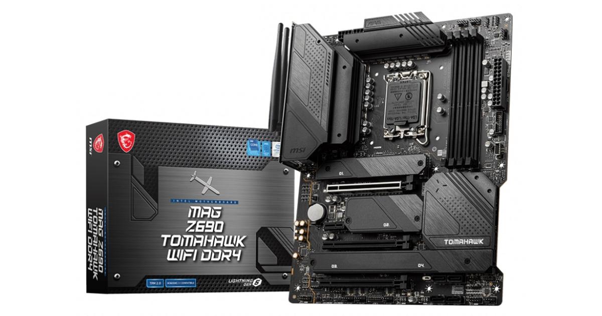 MSI MAG Z690 TOMAHAWK WIFI 6,LGA 1700, Intel 12th, DDR4 ATX