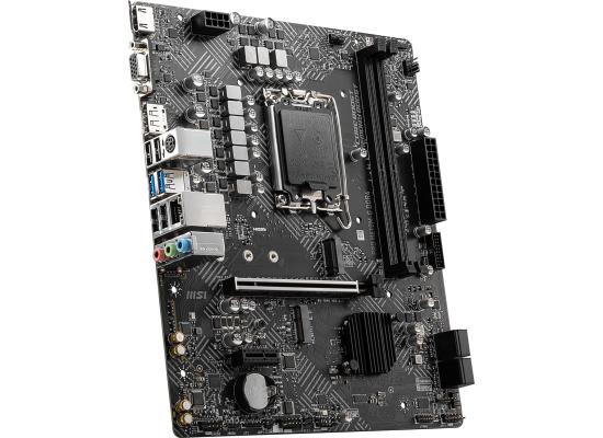 MSI PRO H610M-G DDR4 LGA 1700 Intel 12th PCIe 4.0 USB 3.2 Gen1 M.2 mATX Motherboard