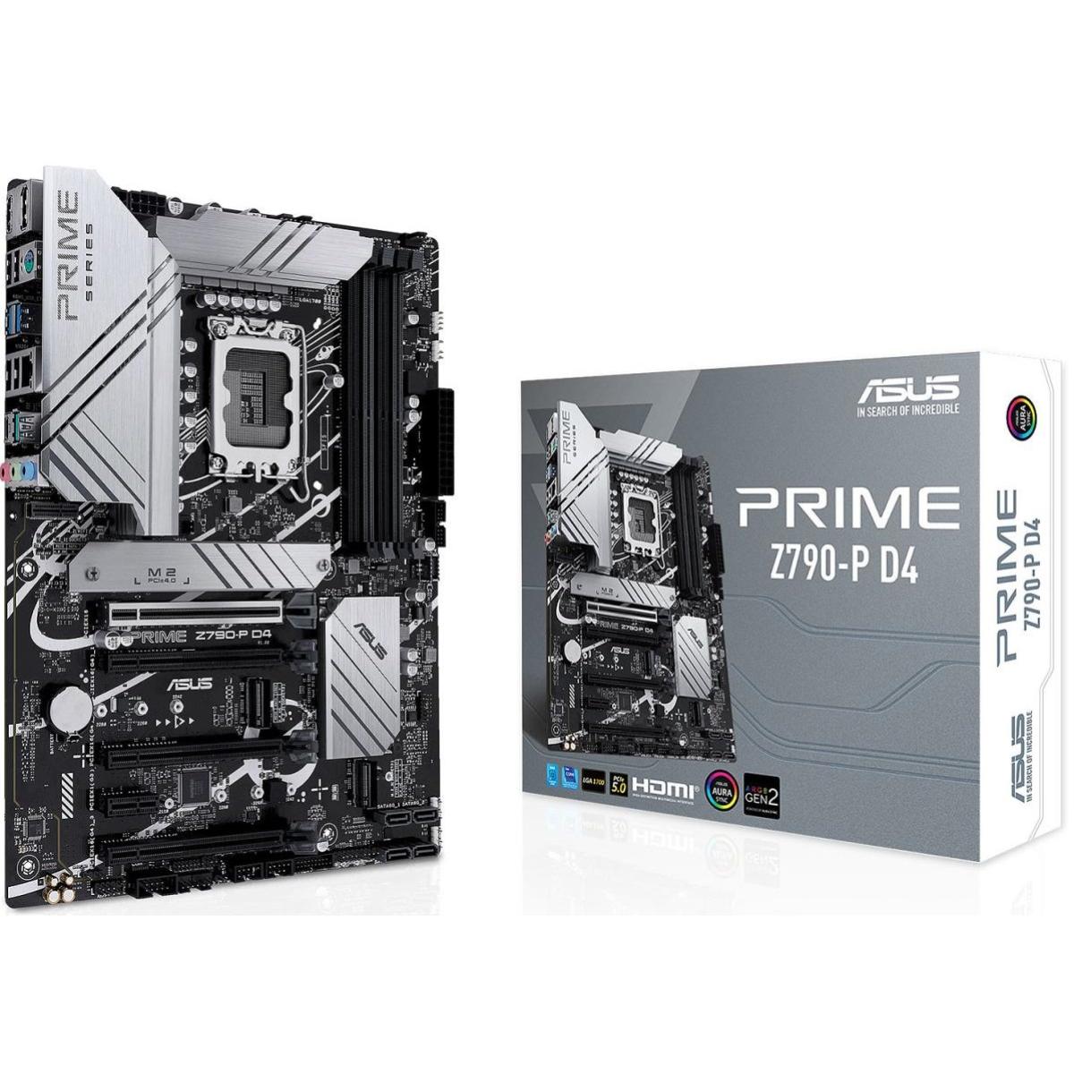 ASUS Prime Z790-P, Intel 13th 12th Series, LGA 1700/DDR4/PCIe 5.0/3xM.2 - ATX Gaming MotherBoard