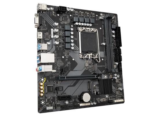 GIGABYTE B760M H, Intel 13th 12th Series, LGA 1700/DDR4/PCIe 4.0/2xM.2 - mATX Gaming MotherBoard
