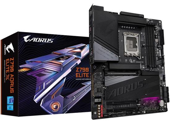 GIGABYTE Z790 AORUS ELITE X, Next-Gen Processors Intel 13th 12th Series, LGA 1700/DDR5/PCIe 5.0/4xM.2 - ATX Gaming MotherBoard