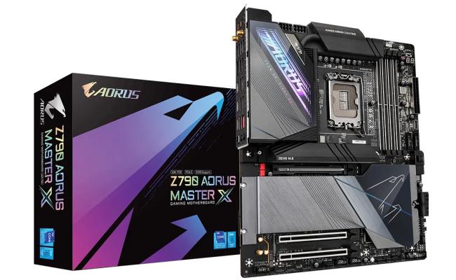 GIGABYTE Z790 AORUS MASTER X (WiFi 7), Next-Gen Processors Intel 13th 12th Series, LGA 1700/DDR5/PCIe 5.0/5xM.2 - ATX Gaming MotherBoard