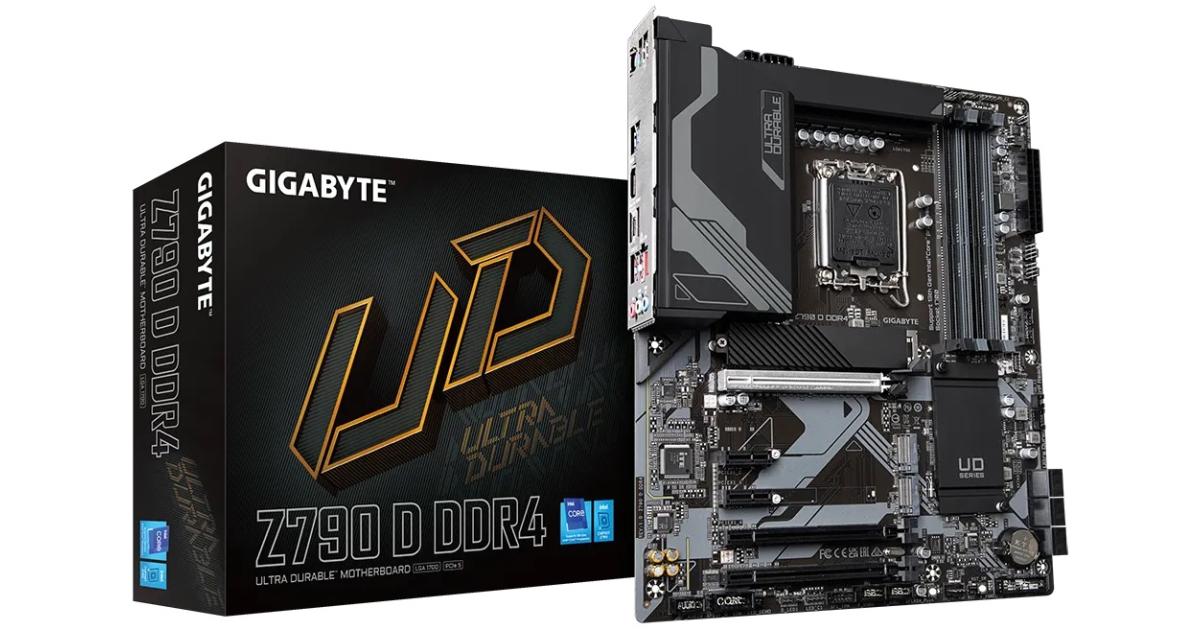 GIGABYTE Z790 D, Intel 13th 12th Series, LGA 1700/DDR4/PCIe 5.0/3xM.2 ...