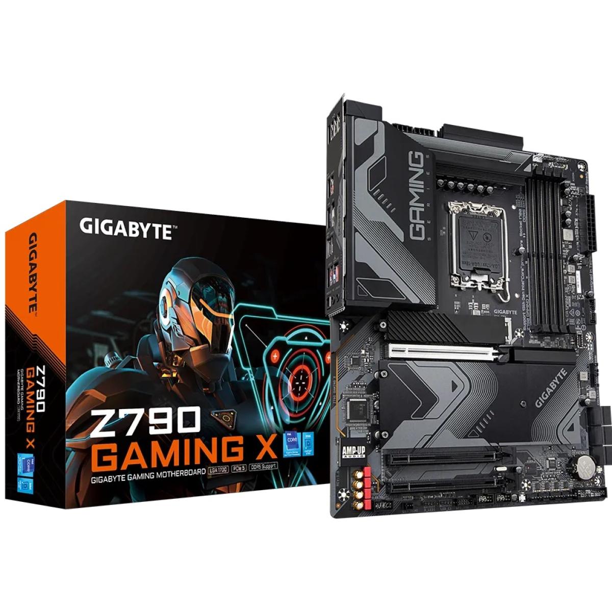 GIGABYTE Z790 GAMING X, Intel 13th 12th Series, LGA 1700/DDR5/PCIe 5.0/4xM.2 - ATX Gaming MotherBoard